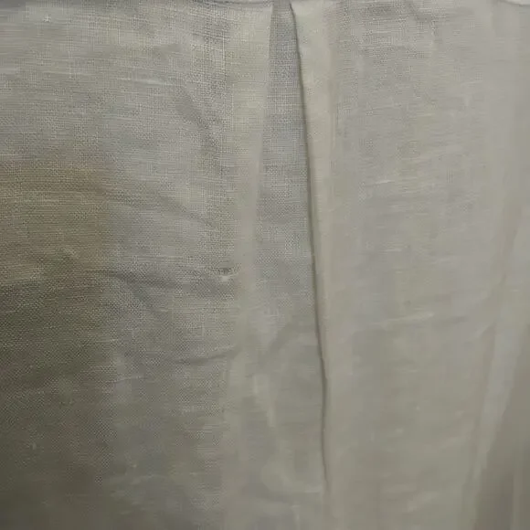 Athleta Linen Long and Lean Shirt Women's M White NWT #J5329 - Picture 5 of 15